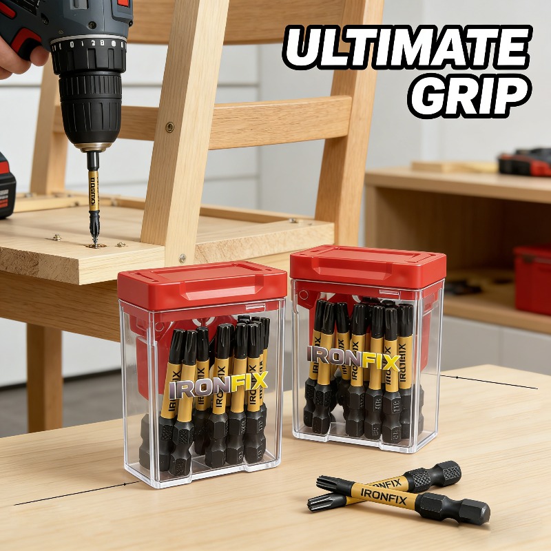 Tools Quality - 고품질 20개입 T25 스크루드라이버 비트 세트,