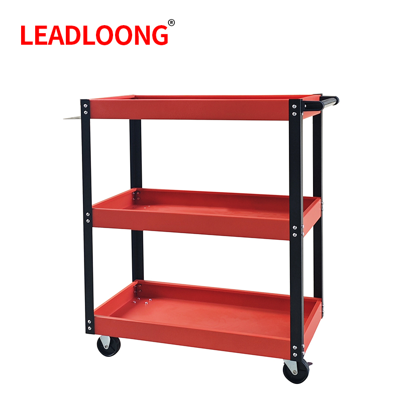 Workshop Tools Shelf - LEADLOONG 자동차 수리 벤치 3단 롤링