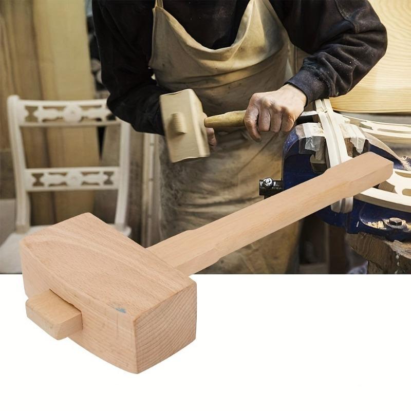 Mallet Wood Carving - 1Pc DIY 가죽 너도밤나무 원목 목공