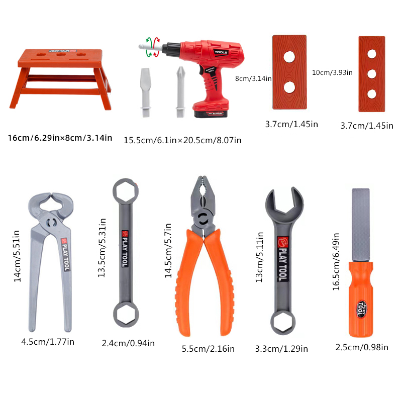 38개/39개/42개 장난감 공구 상자 세트, 전동 장 - Tools Workshop Kids 리뷰 및 가격