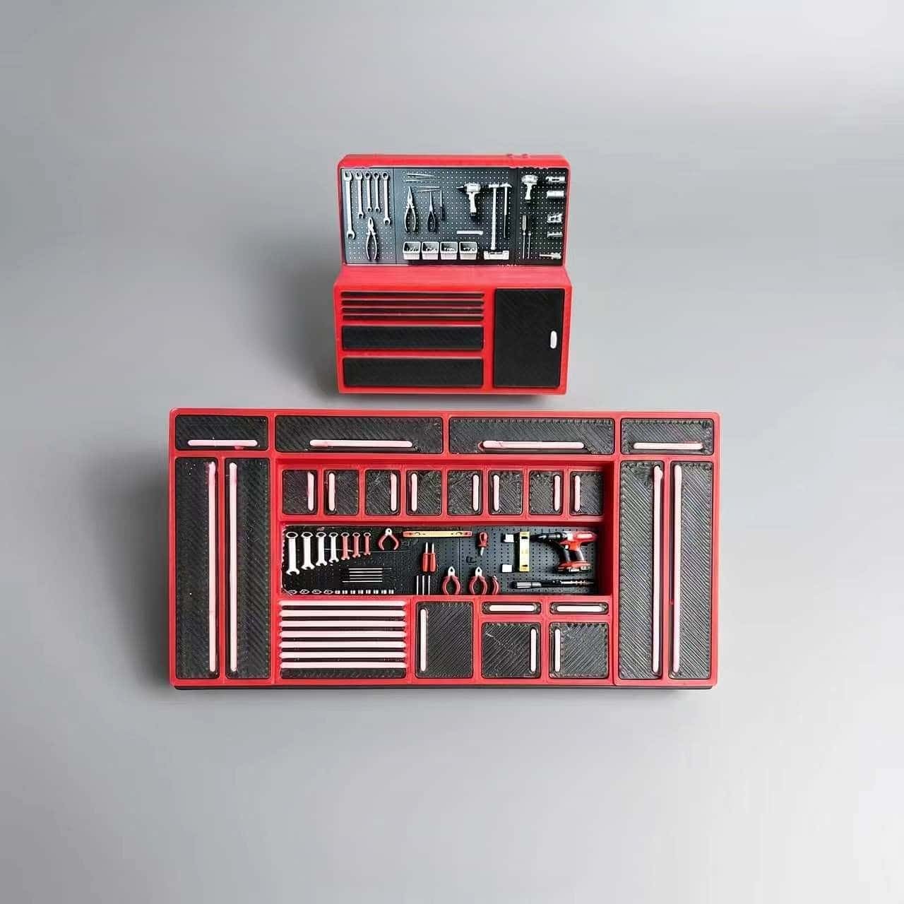 1:64 스케일의 디오라마 작업대 도구 세트, 차고용  - Tools Workshop Kids 리뷰 및 가격