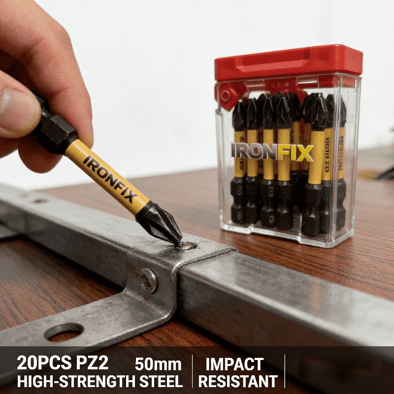 고품질 20개입 PZ2 스크루드라이버 비트 세트, 전동 - Tools Quality 리뷰 및 가격