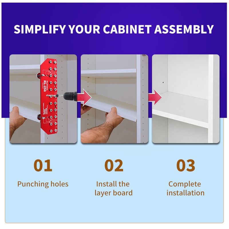 알루미늄 합금 선반 핀 지그 세트, 선반 핀 드릴 가이 - Workshop Tools Shelf 리뷰 및 가격