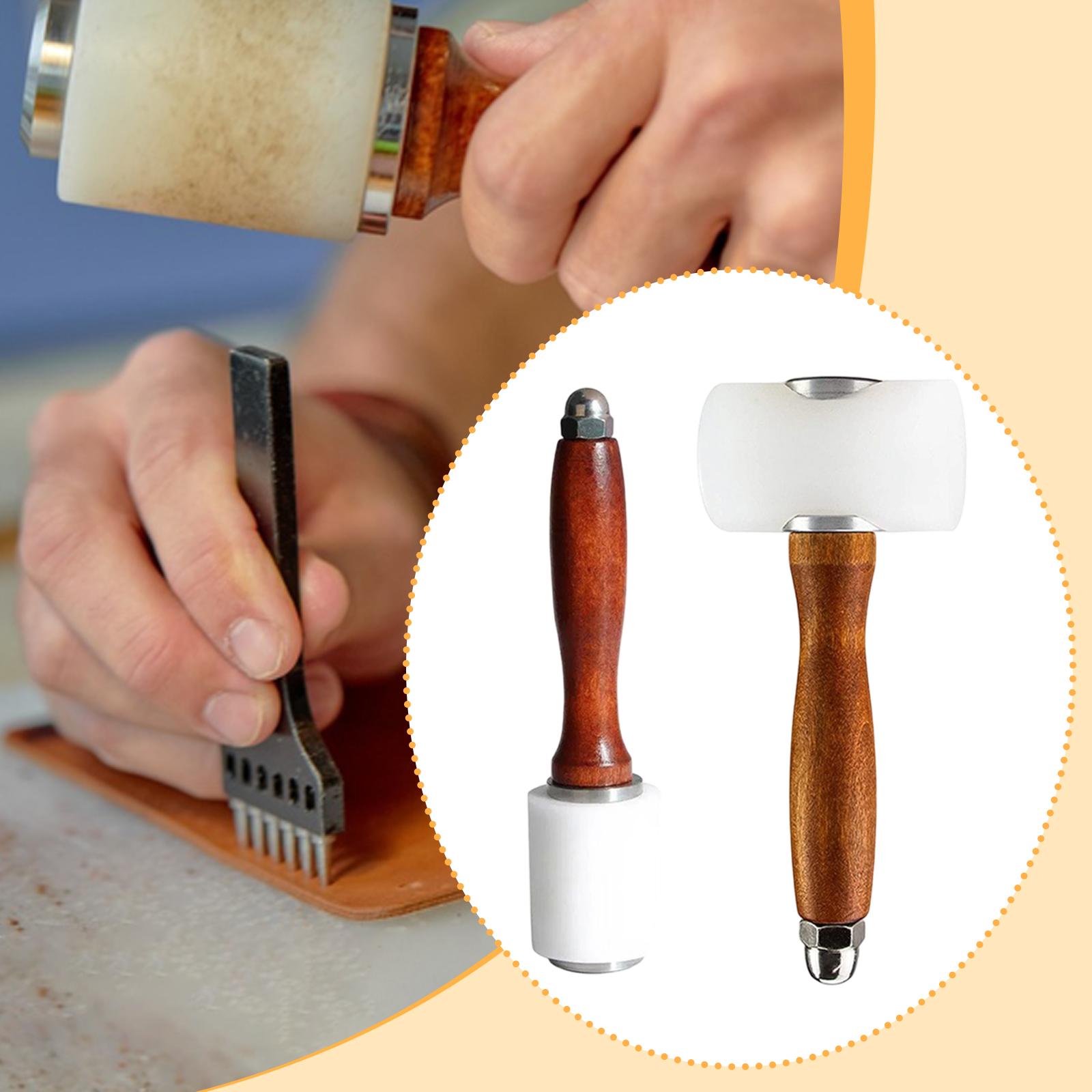 가죽 조각 망치 DIY 프로젝트 조각을 위한 견고한 가 - Mallet Wood Carving 리뷰 및 가격