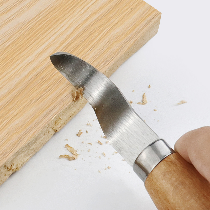 스테인리스 철 조각 칼 너도밤나무 손잡이 곡선형 직선형 - Workshop Tools For Carpentry 리뷰 및 가격