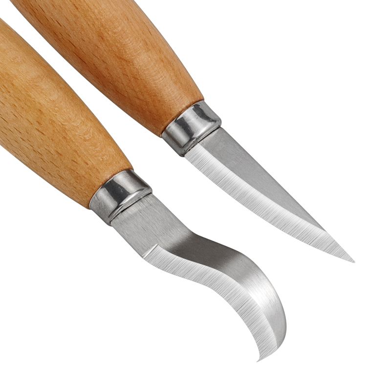 스테인리스 철 조각 칼 너도밤나무 손잡이 곡선형 직선형 - Workshop Tools For Carpentry 리뷰 및 가격