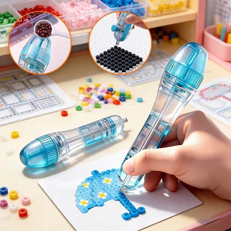 퍼러 비즈 펜 DIY 도구 어린이 퍼즐 자동 프레스 업 - Tools Workshop Kids 리뷰 및 가격