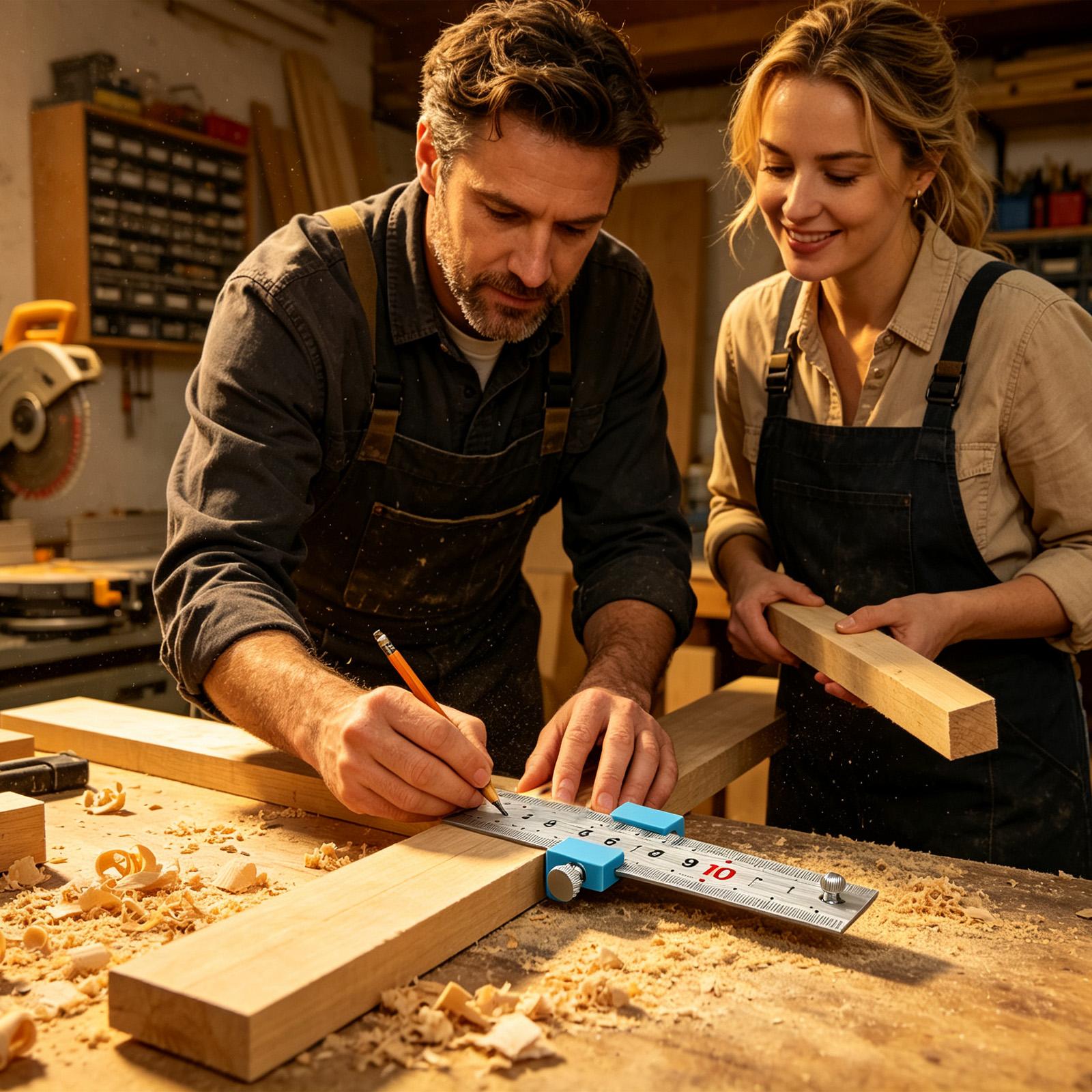 목공 도구 목공 자 측정용 스크라이빙 포지셔닝 블록 목 - Workshop Tools For Carpentry 리뷰 및 가격