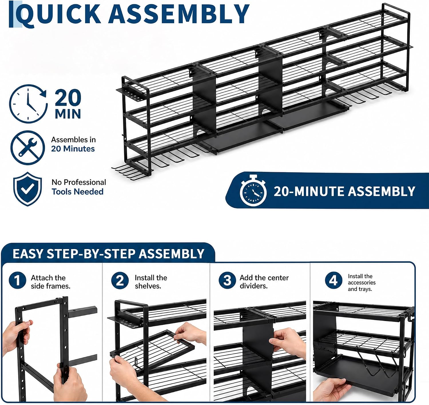 대형 전동 공구 정리대 벽걸이형 헤비듀티 67인치 4단 - Workshop Tools Shelf 리뷰 및 가격